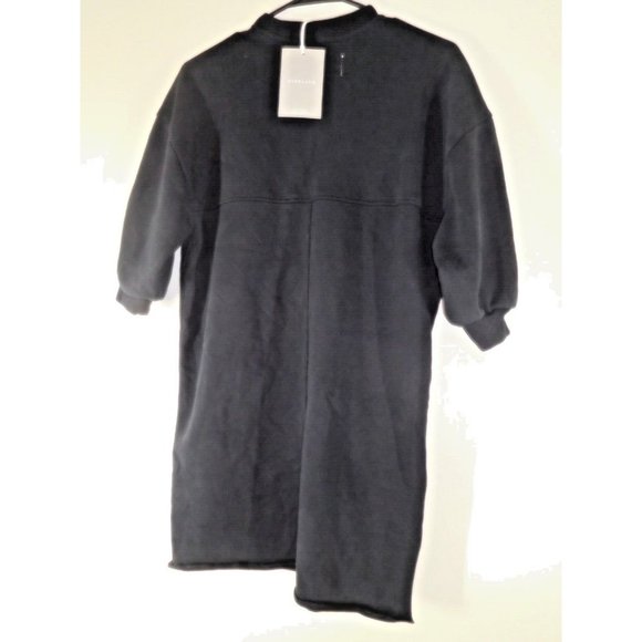 NEW Everlane Sweatshirt Dress Thick Material Women BLACK XXS NWT - Picture 8 of 9
